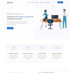 软件营销业务公司网站模板