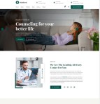HTML5心理咨询服务公司网站模板