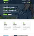 商业顾问咨询HTML5网站模板