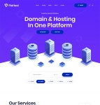 域名虚拟主机公司HTML5模板