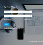 Sign Up表单网站模板