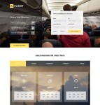 航空公司机票预订官网模板