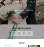 情侣结婚html5网页模板