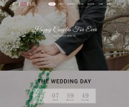 情侣结婚html5网页模板