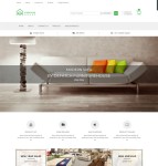 绿色家具商城html5模板