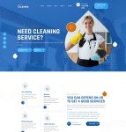 HTML5清洁服务公司网站模板