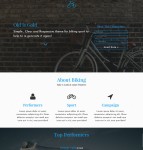 动感单车爱好者html5模板