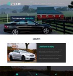 奔驰汽车HTML5网站模板