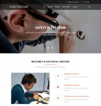 电工维修修理HTML5模板