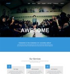 大气模特走秀HTML5模板