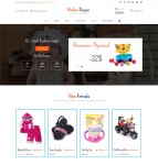 儿童用品公司HTML5网站模板