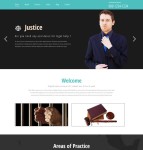 司法机关html5网站模板