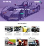 赛车比赛html5模板