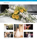 婚纱首饰HTML5网站模板