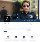 特警力量HTML5网站模板