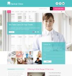 口腔医院HTML5网站模板
