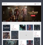 电影下载网站HTML5模板