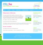 清新大自然html5+css3模板