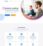 IT解决方案公司网站模板