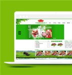 绿色肉类食品网站html5模板下载