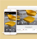 宽屏响应式网上家具商城HTML5网站模板