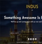 indus灯光夜景时尚流行大气工作单页web网站模板