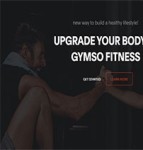 健身黑色大气简约响应式gymso fitness网站模板