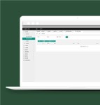 绿色简洁订单管理系统后台网站模板