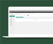 绿色简洁订单管理系统后台网站模板