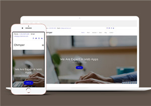 自适应品牌设计网络应用企业网站模板