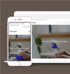 自适应品牌设计网络应用企业网站模板