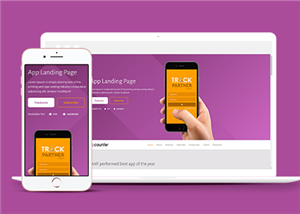 counter双系统app移动应用着陆页响应式网站模板