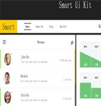 Smart Ui Kit智能现代UI套件数据分析网站模板