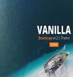 vanilla独特创意商品引导式网站模板