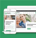 通用养老院护理机构HTML5模板下载