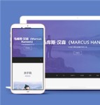 网站开发者求职简历单页面HTML5模板