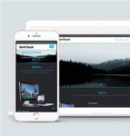 Darktouch整洁多用途css布局bootstarp网站模板
