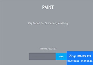 paint扁平简约灰色响应迅速干净自定义响应式网站模板