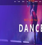 Dance 工作室web模板设计酷炫创意网站