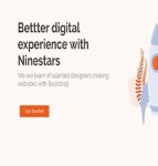 Ninestars简约卡通数字化检索应用网站模板