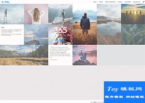 pic相册图库响应式网站模板