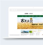 HTML绿色风格农业科技公司网站模板