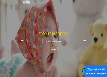 Toddler幼儿教育信息防护用品响应式web网站