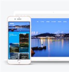 旅游度假企业响应式模板下载