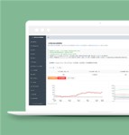 简约风格模快化后台管理系统网站模板