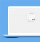 蓝色企业网站后台登录html5模板下载