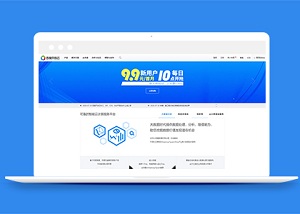 大气开放计算机服务平台多色主题网站模板
