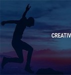 creative大气酷炫云彩响应公司企业单页web网站模板