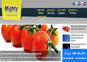 mighty与jQuery内容滑块集合的全站点式网站模板