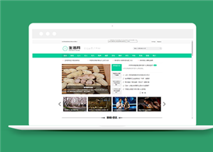 绿色生活百科新闻资讯类网站前端CMS模板下载